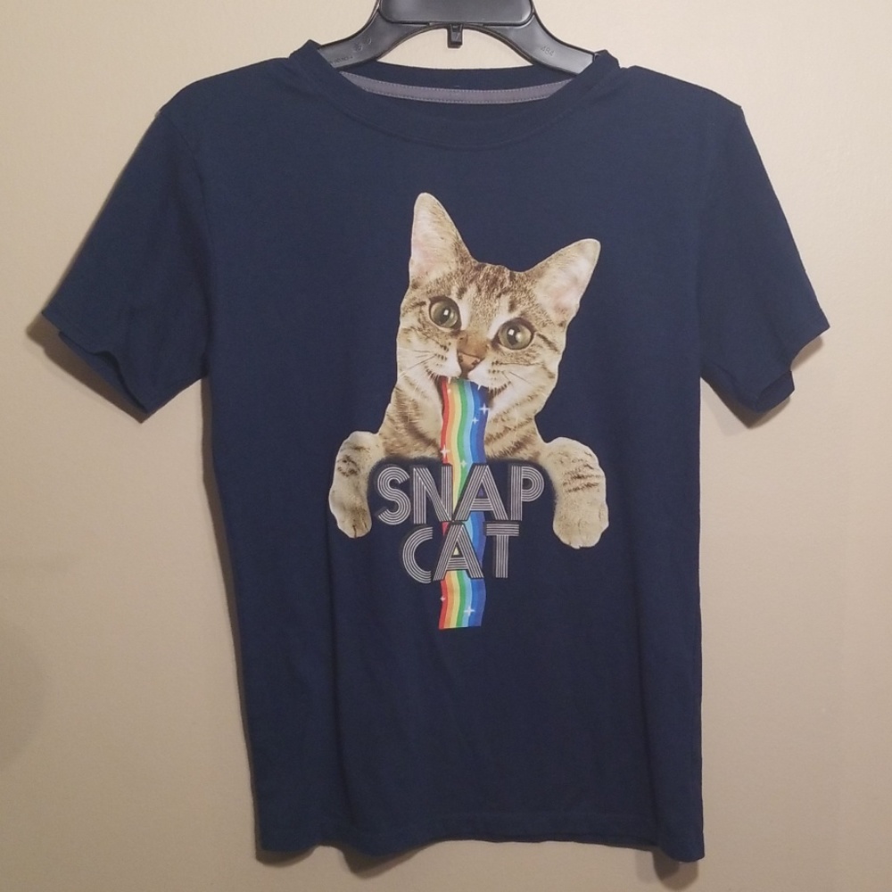 Cat Snap Tshirt Size Large